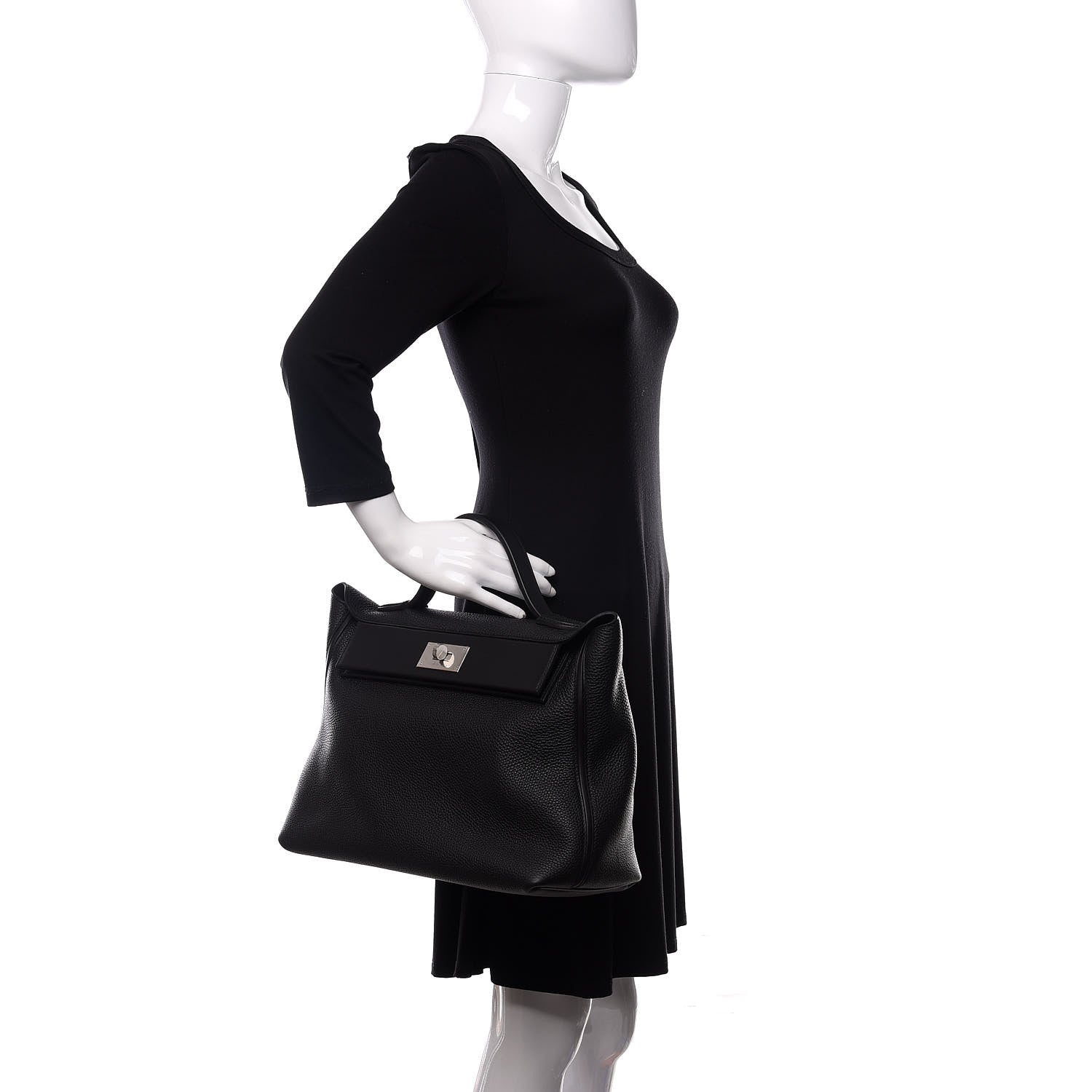 Hermes Taurillon Maurice Swift 24/24 35 Black 1 of 11