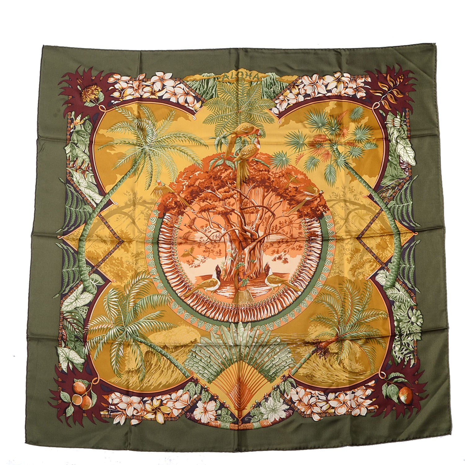 Hermes Silk Aloha Scarf 90 2 of 7