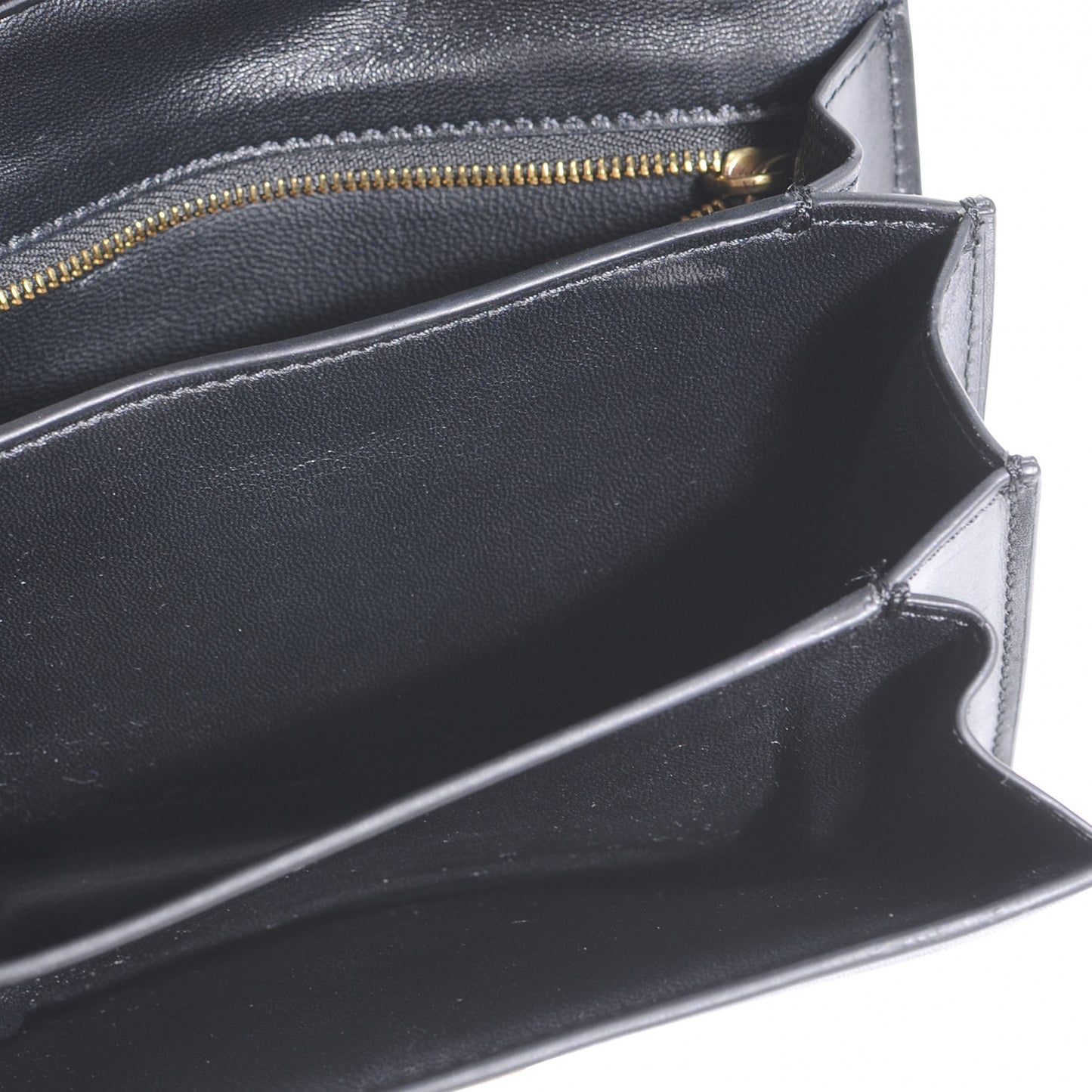 Leather Small Classic Box Flap Bag Black