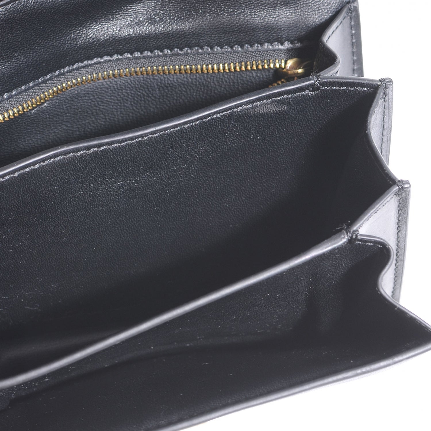 Celine Leather Small Classic Box Flap Bag Black 7 of 8