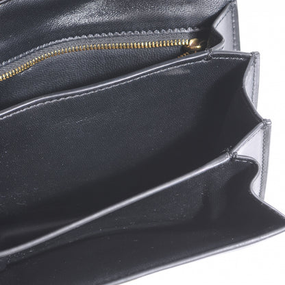 Celine Leather Small Classic Box Flap Bag Black 7 of 8