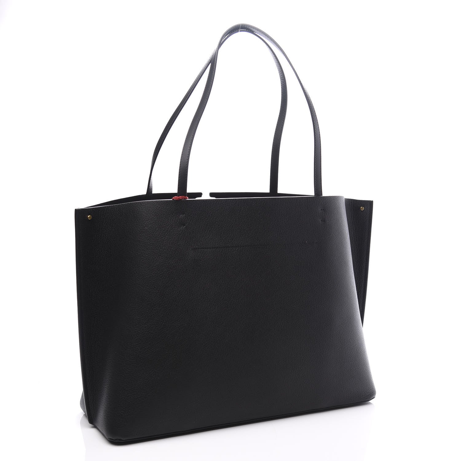Valentino Garavani Calfskin Large Vlogo Tote Black 2 of 9