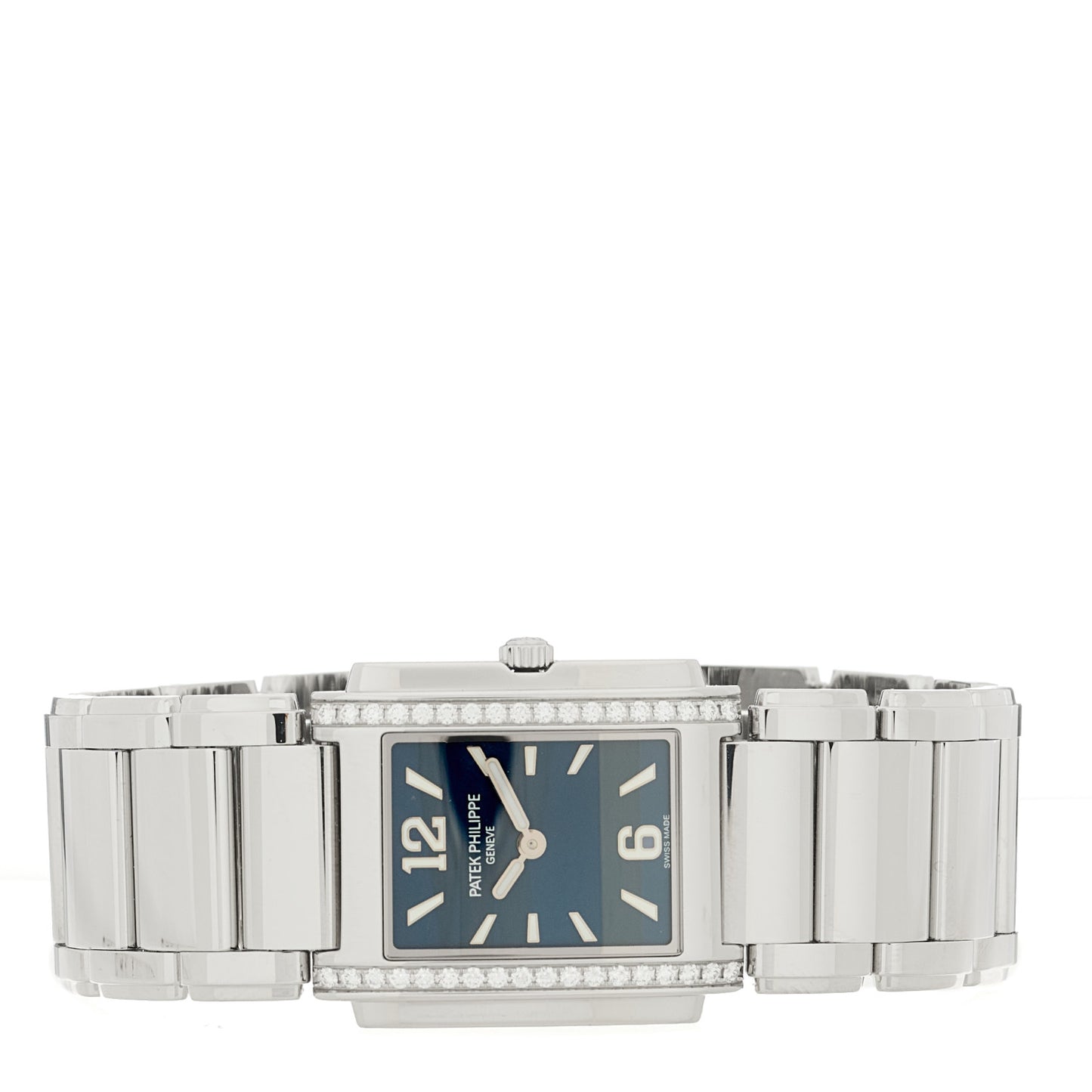 Stainless Steel Diamond 25mm Twenty-4 Quartz Watch Blue 4910/1200A-001