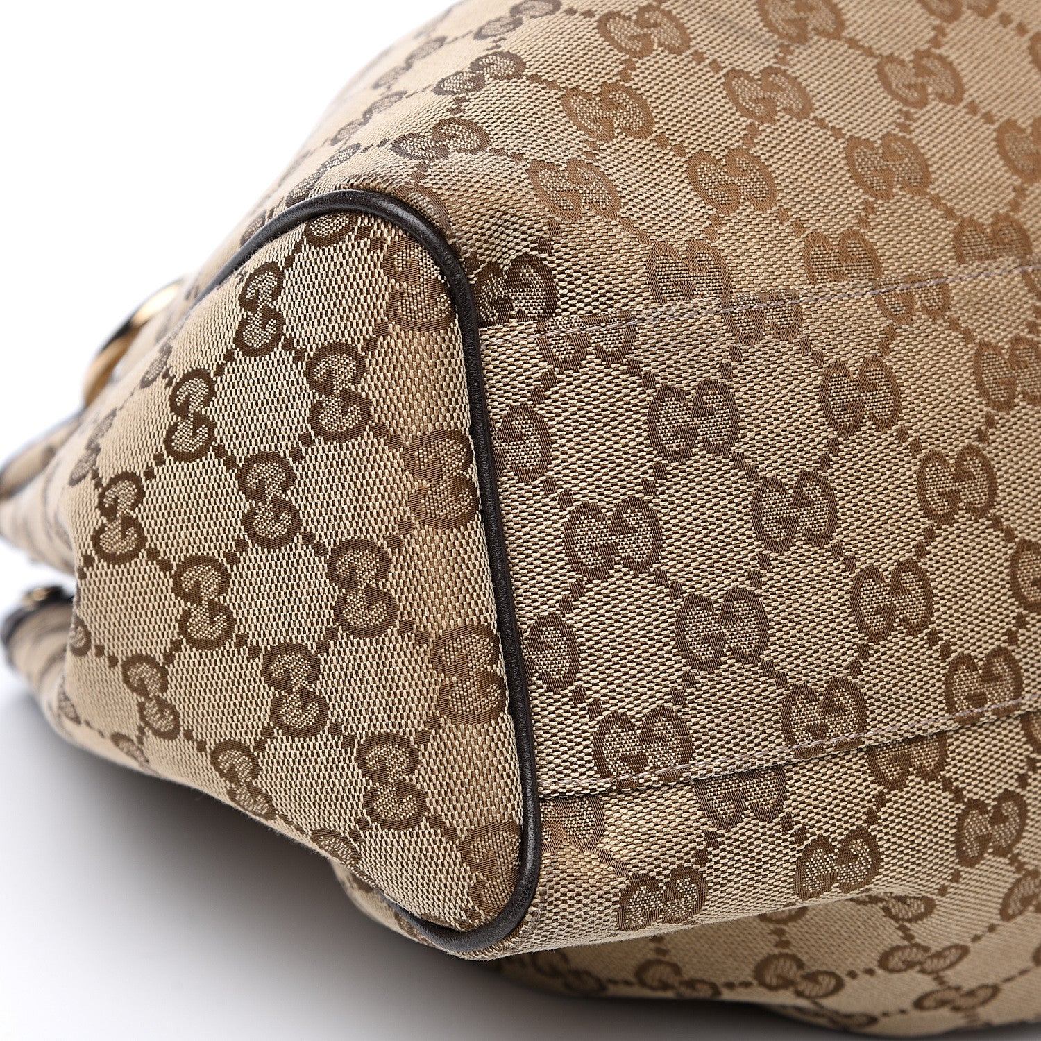 Gucci Monogram Large Sukey Tote Dark Brown 7 of 13