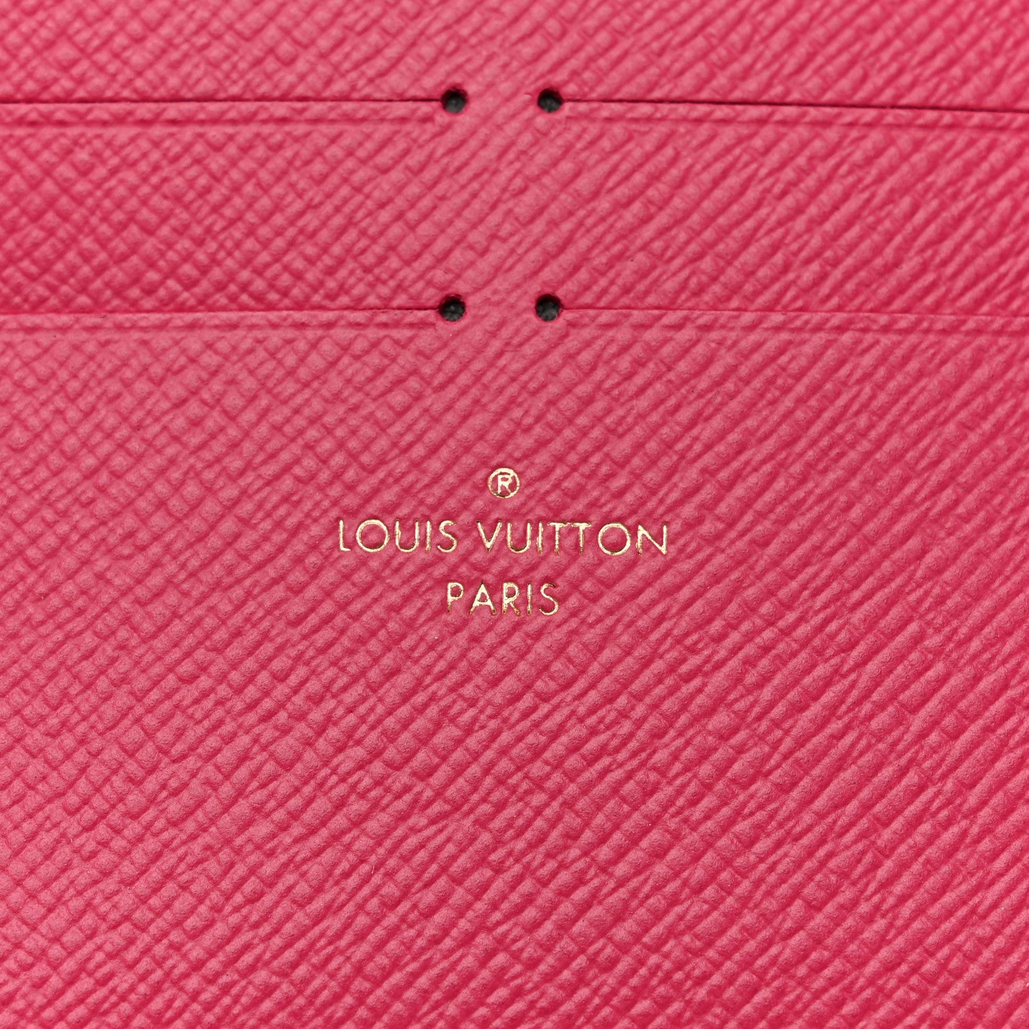 Louis Vuitton Calfskin Felicie Card Holder Insert Fuchsia 6 of 6