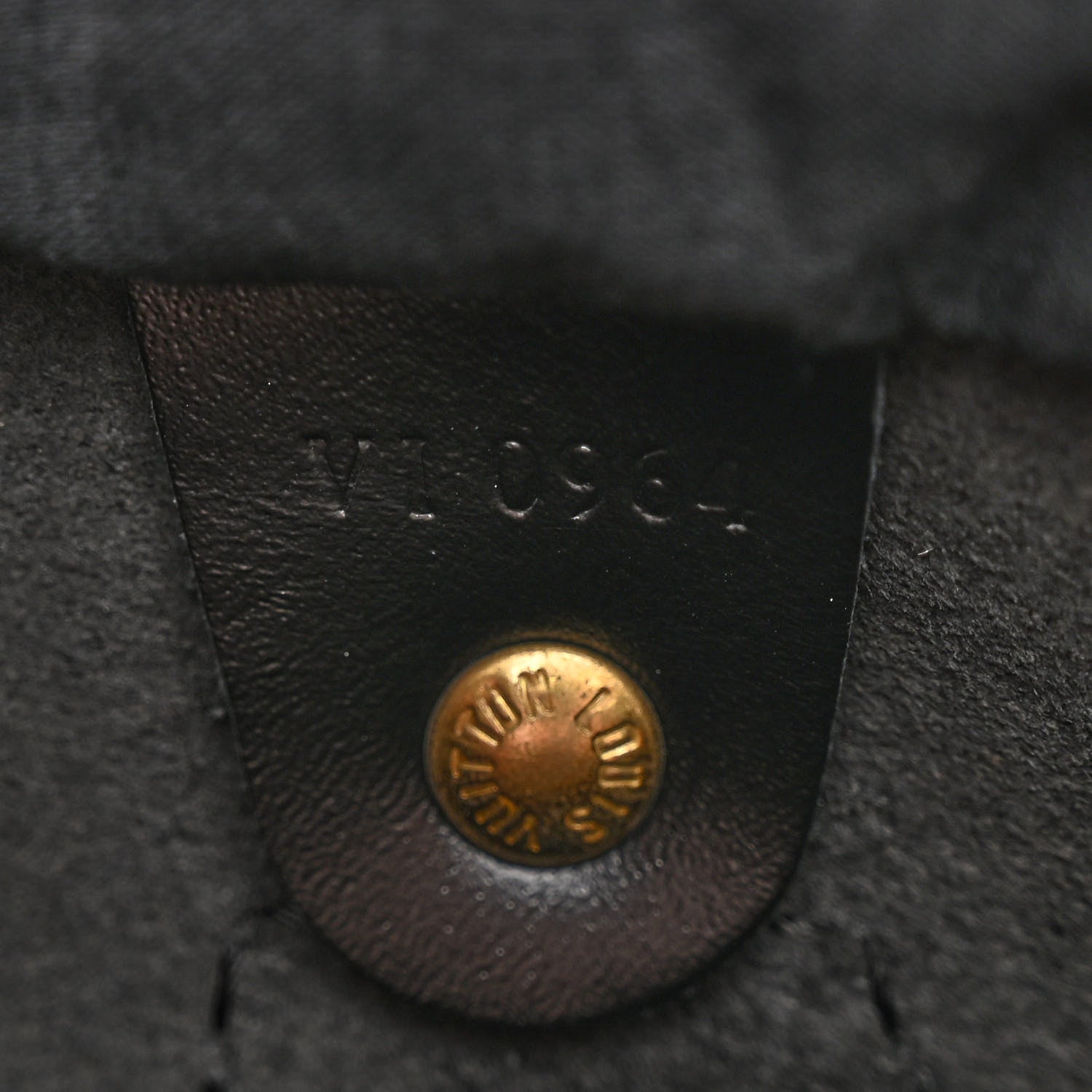 Louis Vuitton Epi Speedy 25 Black 7 of 10
