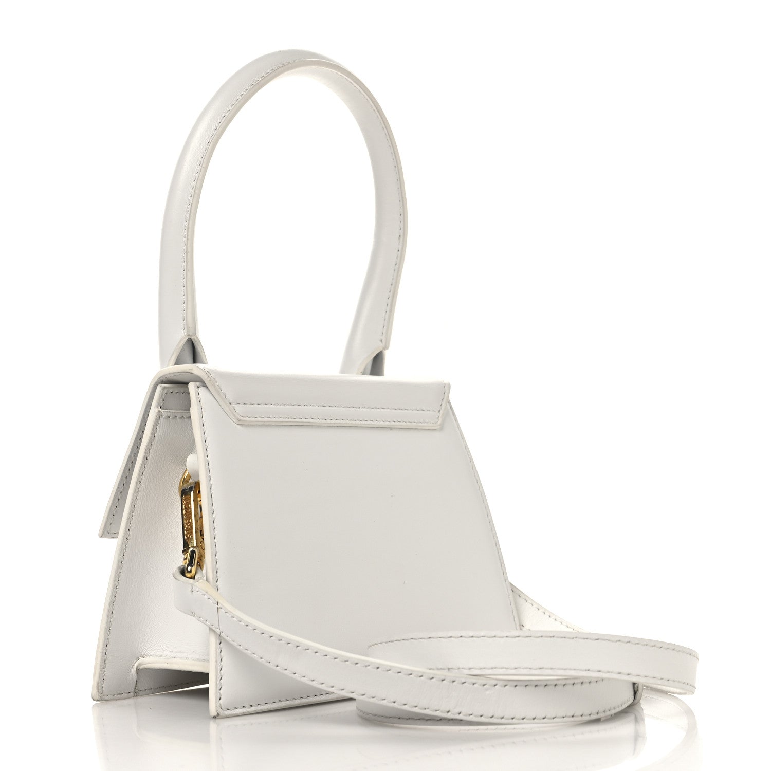 Jacquemus Smooth Calfskin Le Chiquito Moyen White 2 of 13