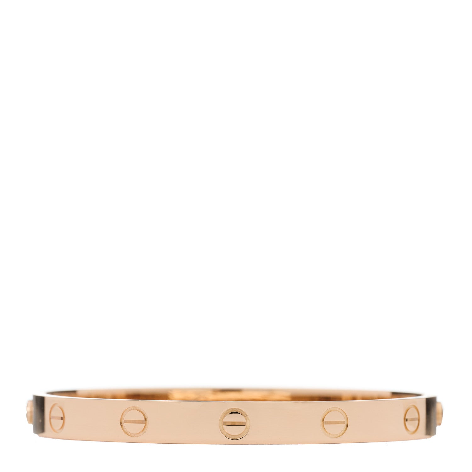 Cartier 18K Pink Gold LOVE Bracelet 17 1 of 3