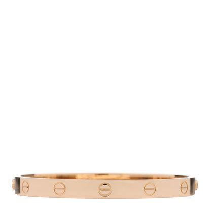 Cartier 18K Pink Gold LOVE Bracelet 17 1 of 3