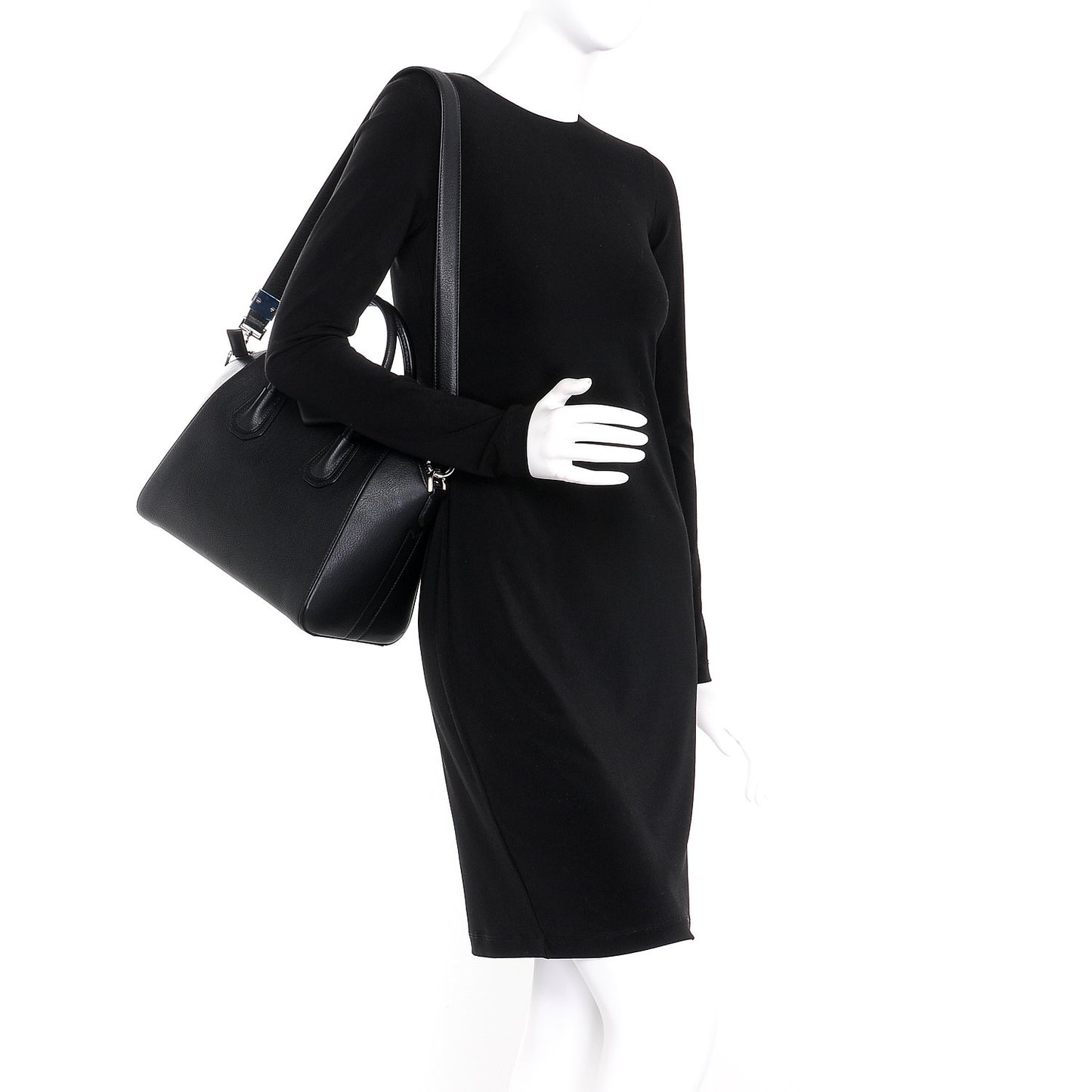 Sugar Goatskin Small Antigona Black