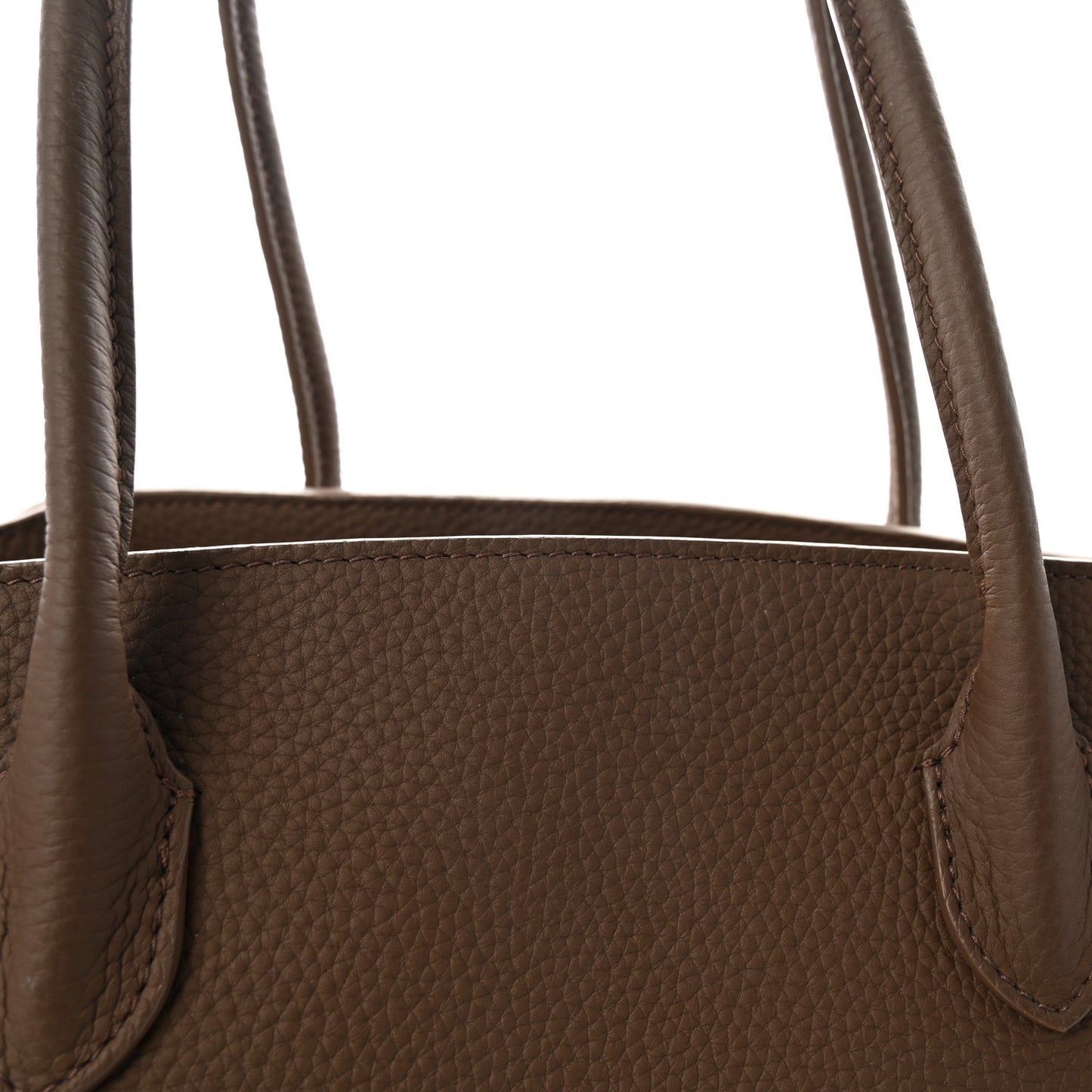 Matte Grained Calfskin Marlo 14 Dark Olive