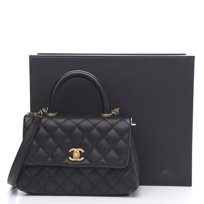 Chanel Caviar Quilted Mini Coco Handle Flap Black 11 of 11
