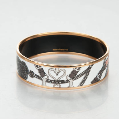 Hermes Enamel Printed Wide Festival des Amazones Bracelet 65 Collectionneur 3 of 6