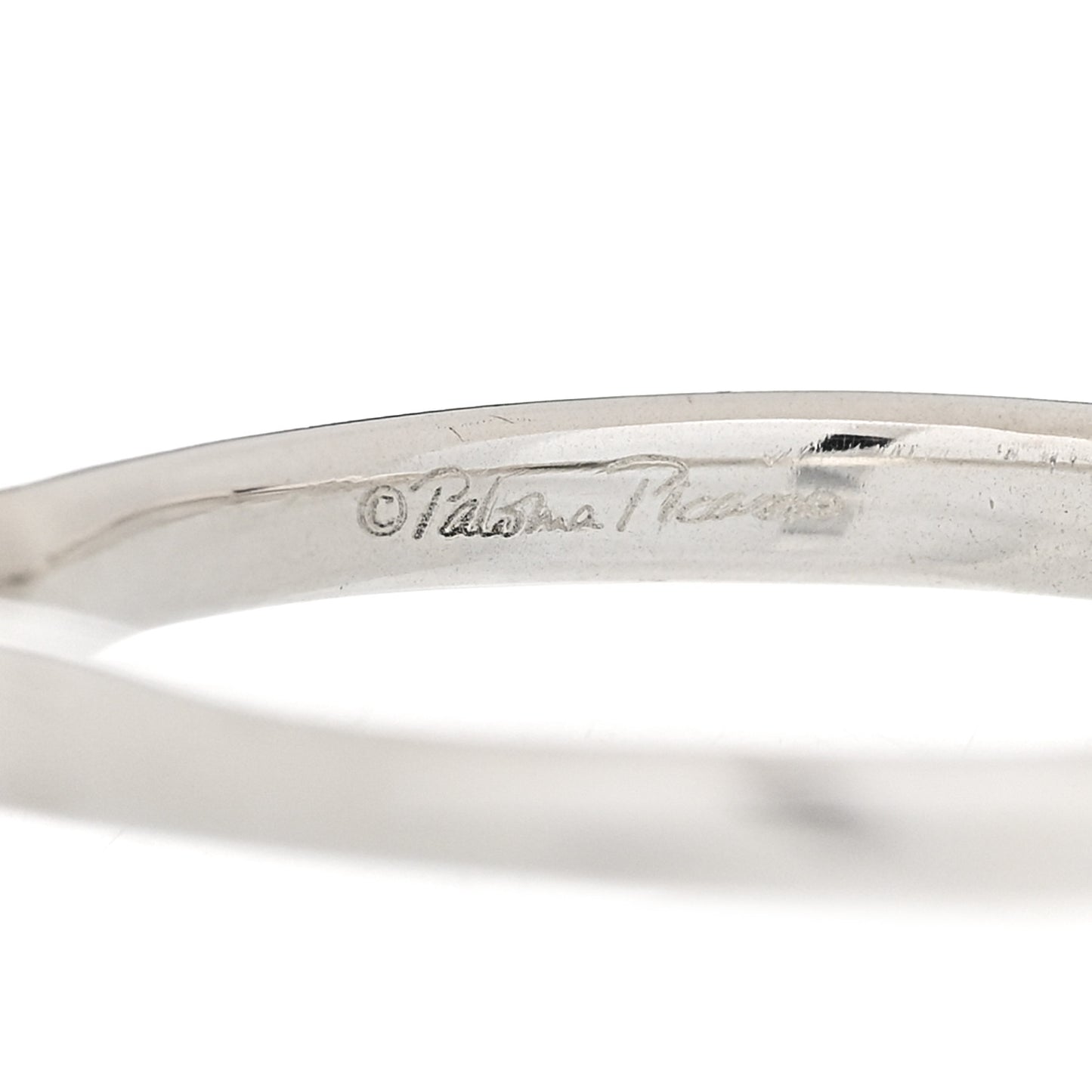 Sterling Silver Black Onyx Paloma Picasso Sugar Stacks Ring 52 6