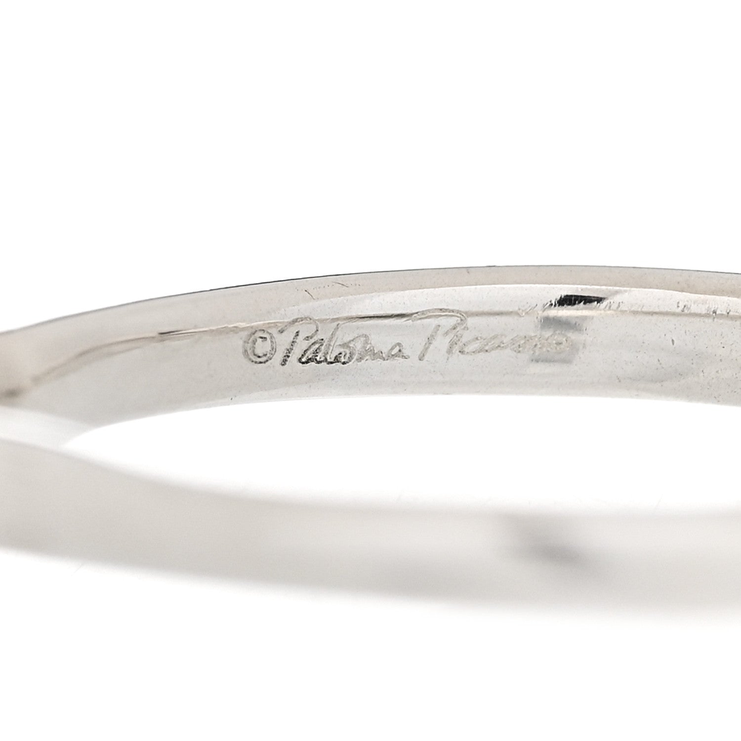 Tiffany Sterling Silver Black Onyx Paloma Picasso Sugar Stacks Ring 52 6 6 of 6