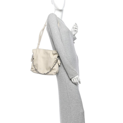 Loewe Mellow Nappa Medium Donut Chain Flamenco Knot Clutch Sea Salt 2 of 11