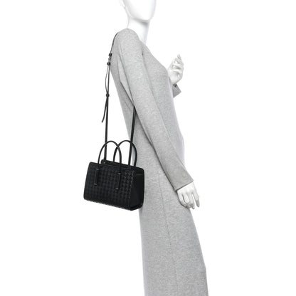 Bottega Veneta Nappa Intrecciato Baby Barbara Tote Black 2 of 11