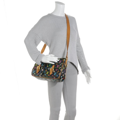 Louis Vuitton Monogram Multicolor Lodge GM Black 2 of 7