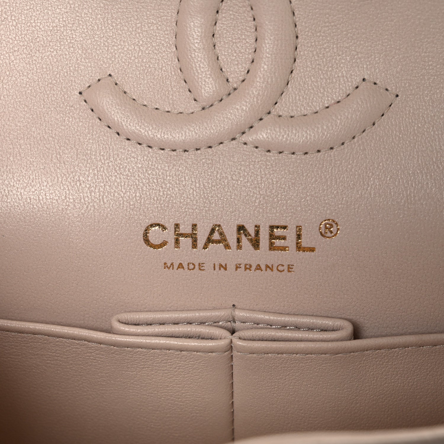 Chanel Caviar Quilted Small Double Flap Beige 6 of 10