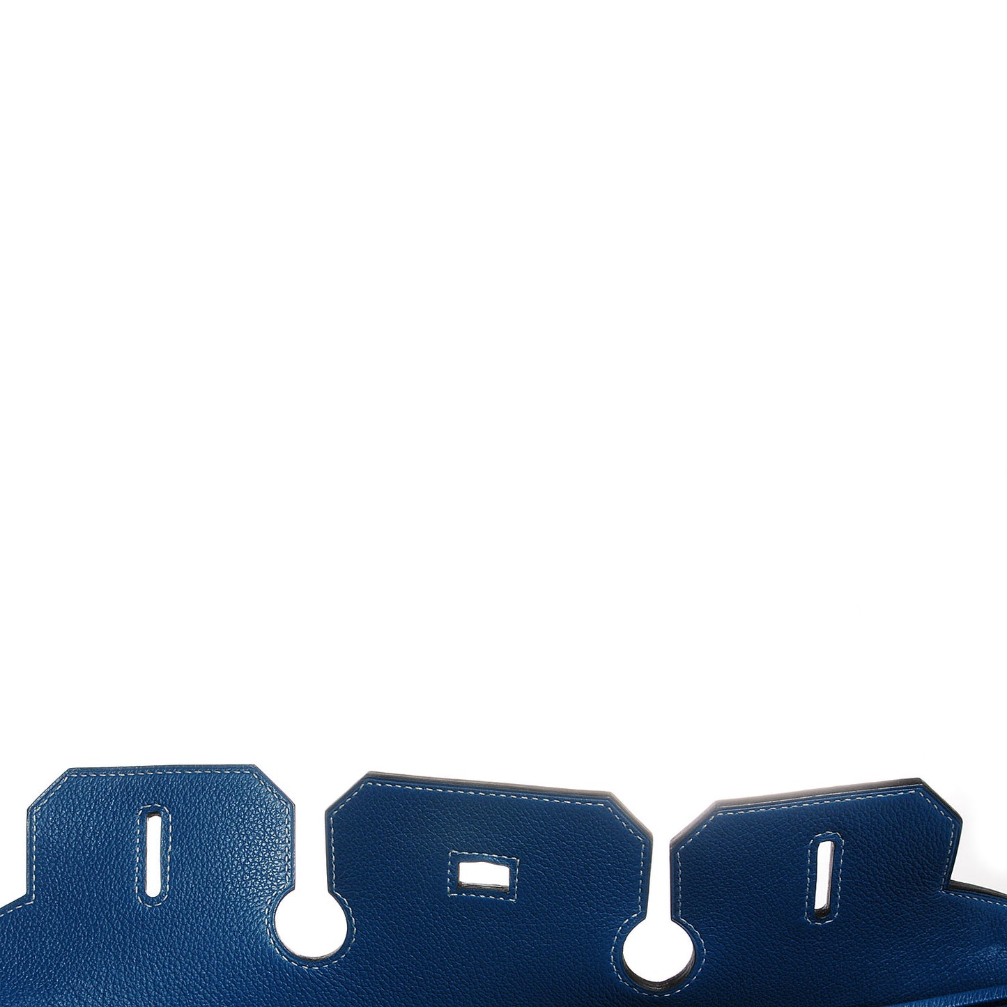 Veau Doblis Evergrain Grizzly Birkin 35 Bleu de Galice Ciel