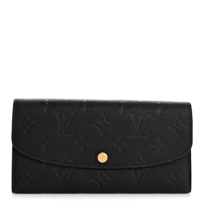 Louis Vuitton Empreinte Emilie Wallet Black Dune 1 of 8