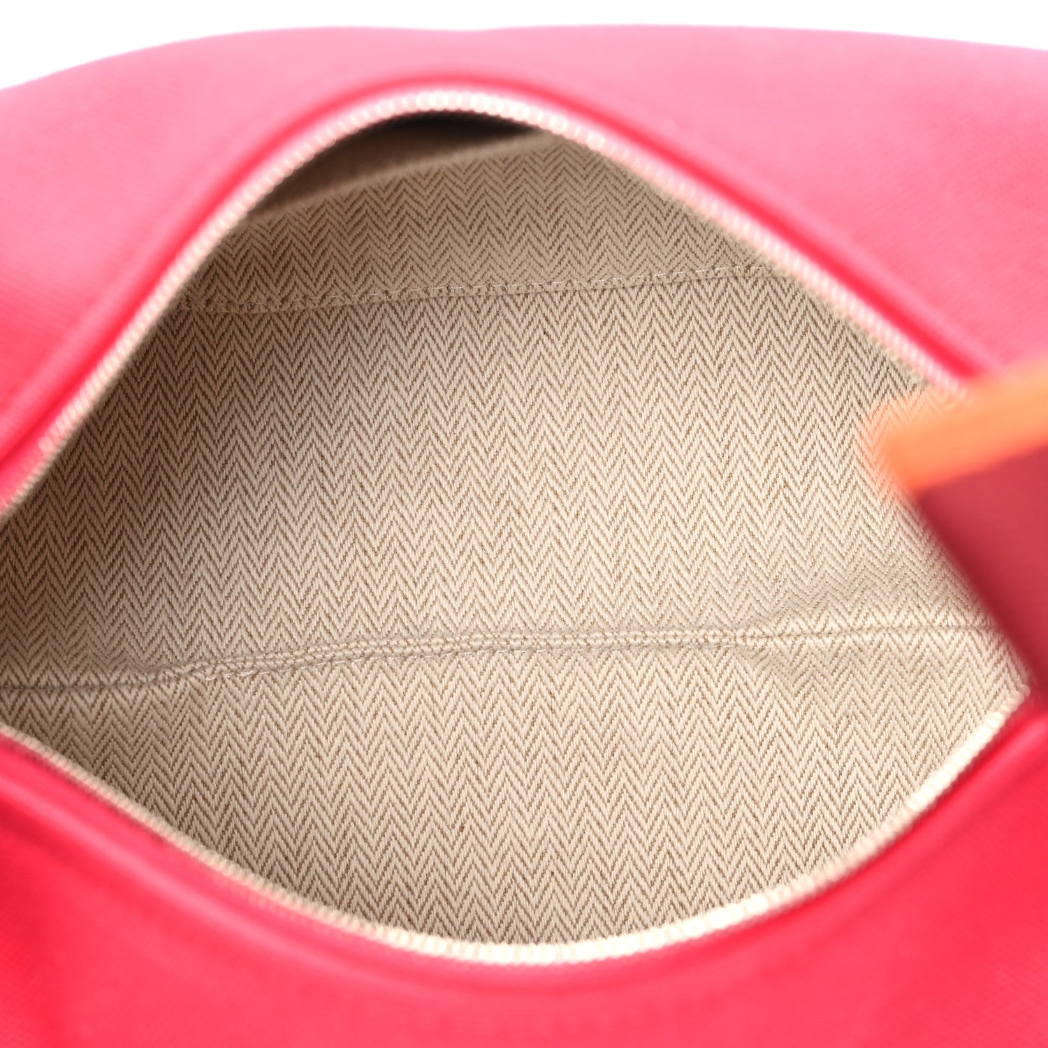 Hermes Canvas Small Bride-A-Brac Pouch Hibiscus 5 of 9