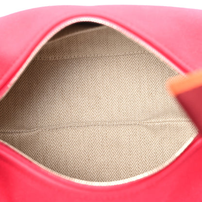 Hermes Canvas Small Bride-A-Brac Pouch Hibiscus 5 of 9