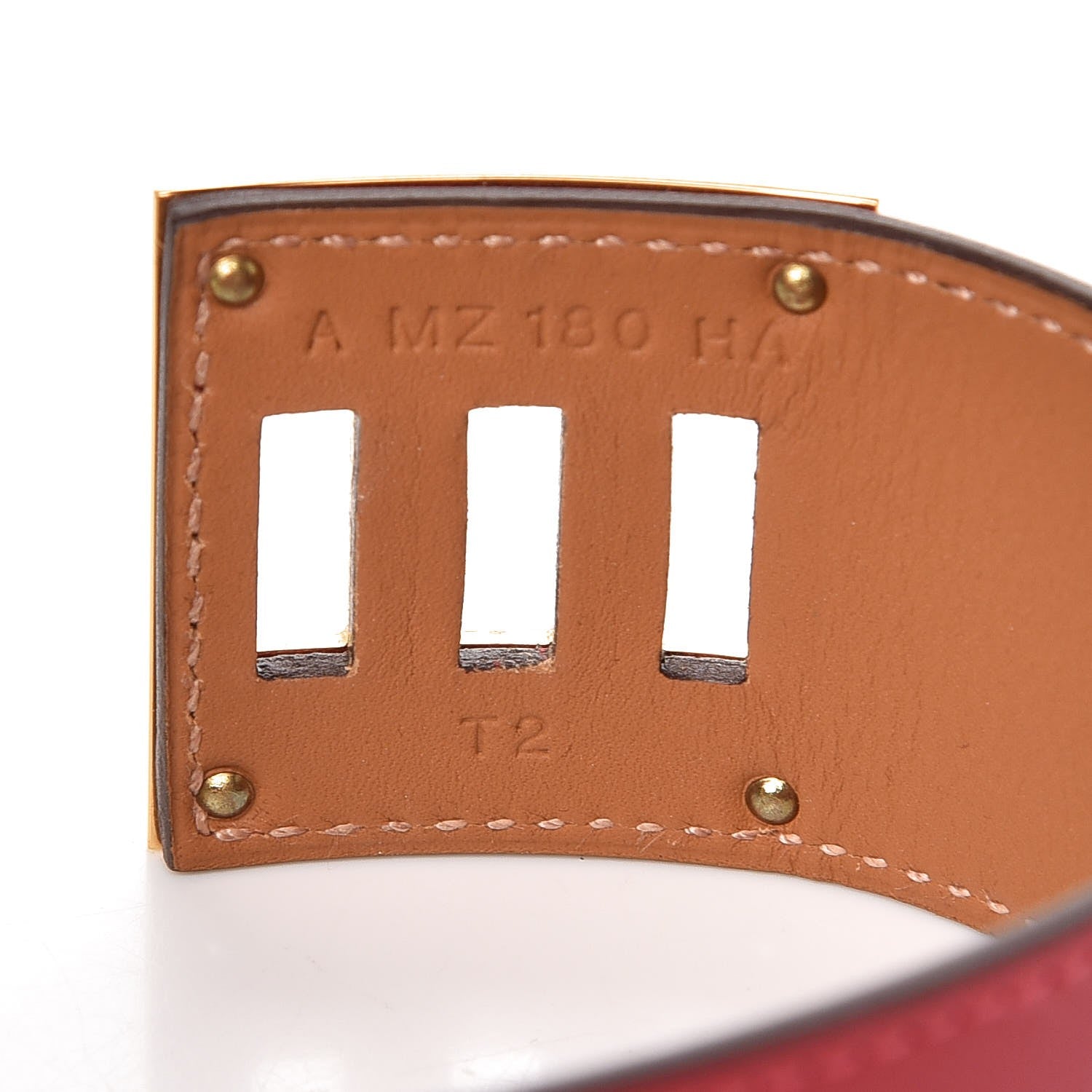 Hermes Swift Kelly Dog Bracelet T2 Rouge Vif 5 of 6