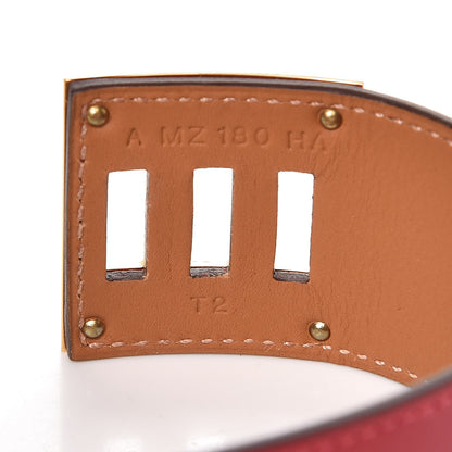 Hermes Swift Kelly Dog Bracelet T2 Rouge Vif 5 of 6