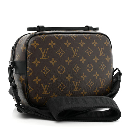Louis Vuitton Monogram Macassar S Lock Messenger 2 of 8