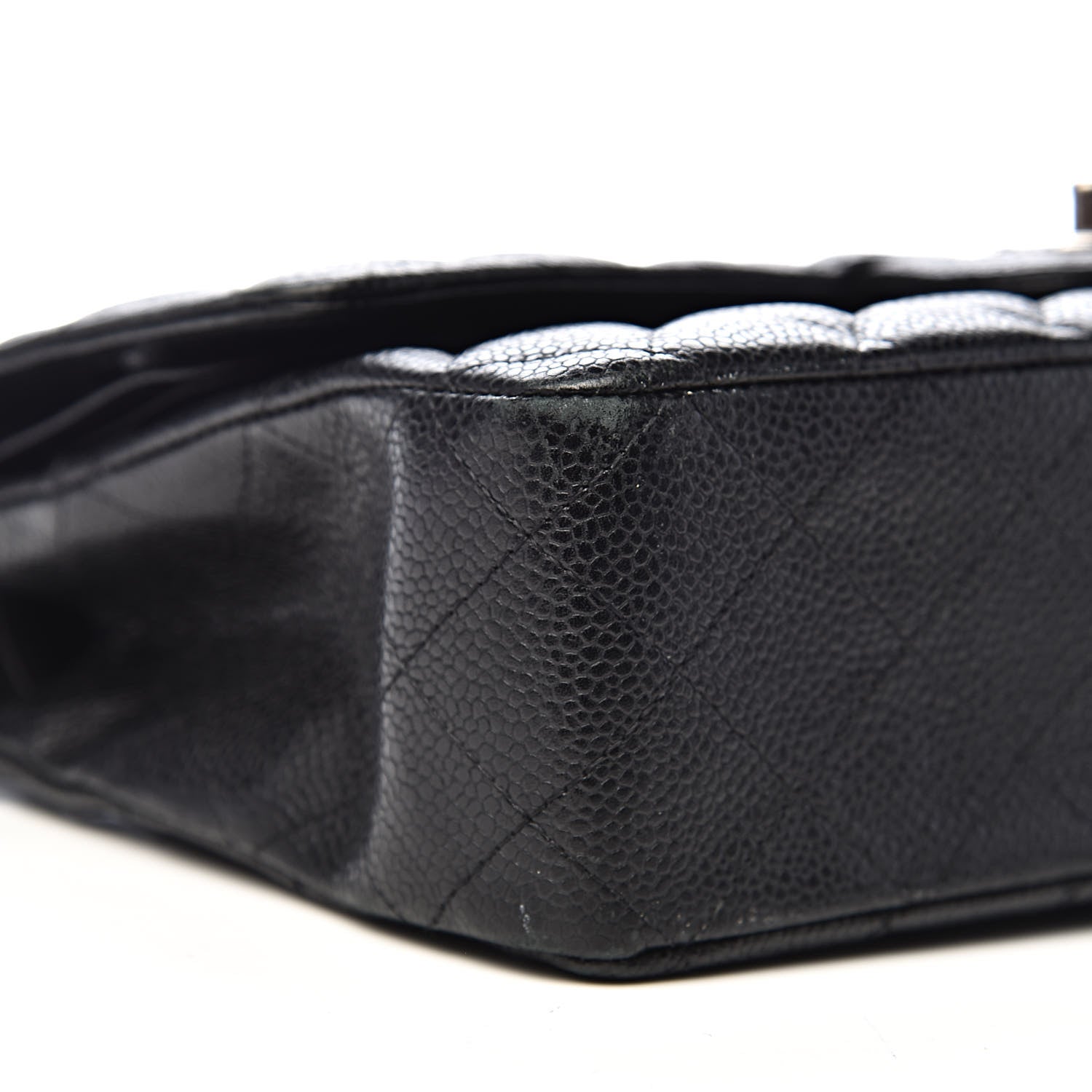 Chanel Caviar Quilted Medium Double Flap Black 10 of 12