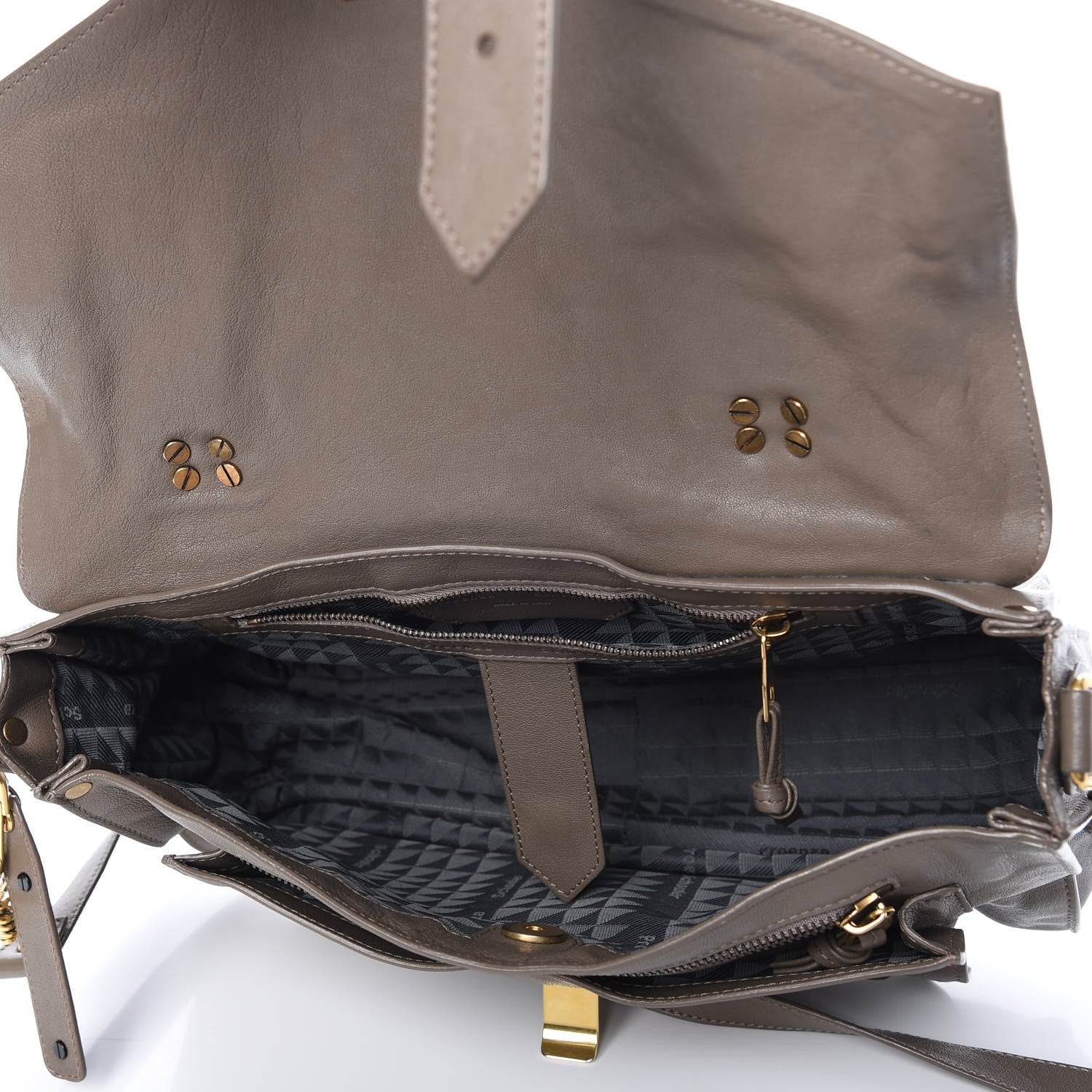 Proenza Schouler Lambskin Medium PS1 Satchel Smoke 5 of 7