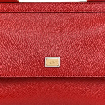 Dolce & Gabbana Dauphine Small Miss Sicily Satchel Red 7 of 13