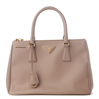 Prada Saffiano Small Galleria Double Zip Tote Cammeo 1 of 8