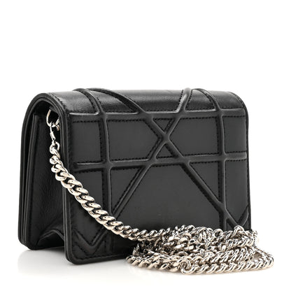 Christian Dior Lambskin Baby Diorama Flap Bag Black 3 of 11