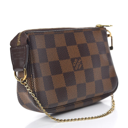 Louis Vuitton Damier Ebene Mini Pochette Accessories 3 of 8