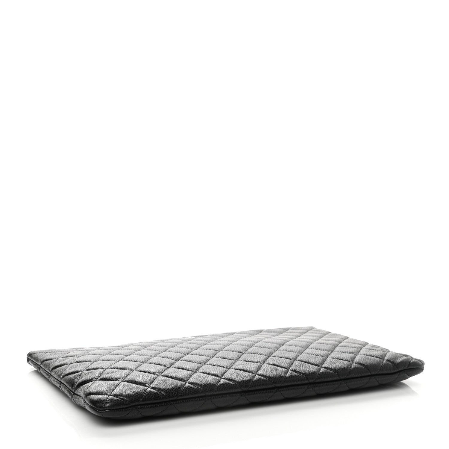 Chanel Caviar Quilted Large Cosmetic Case Black 4 of 7