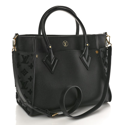 Louis Vuitton Calfskin Monogram Tufting On My Side Black 3 of 8