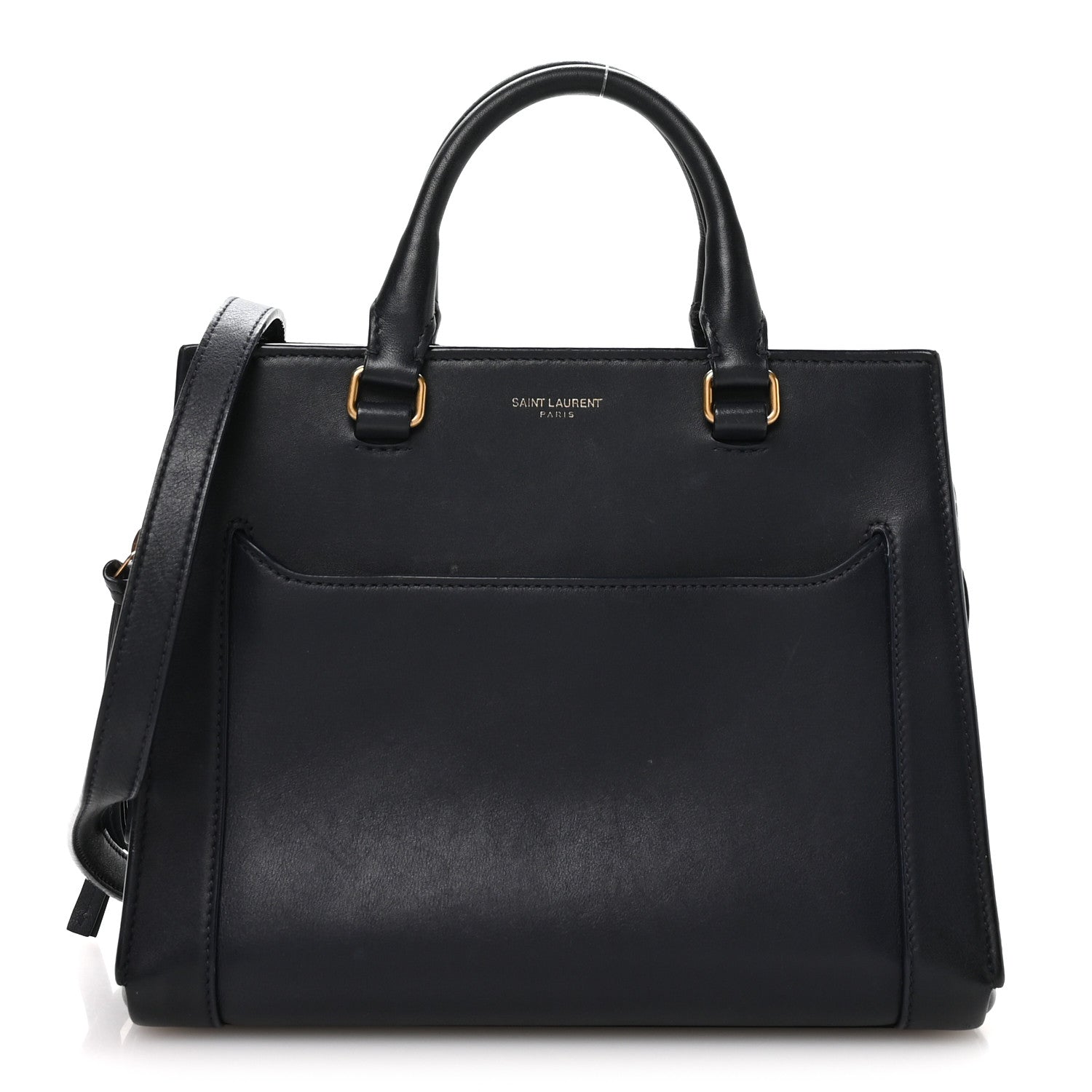 Saint Laurent Smooth Calfskin Small East Side Tote Midnight Blue 1 of 13
