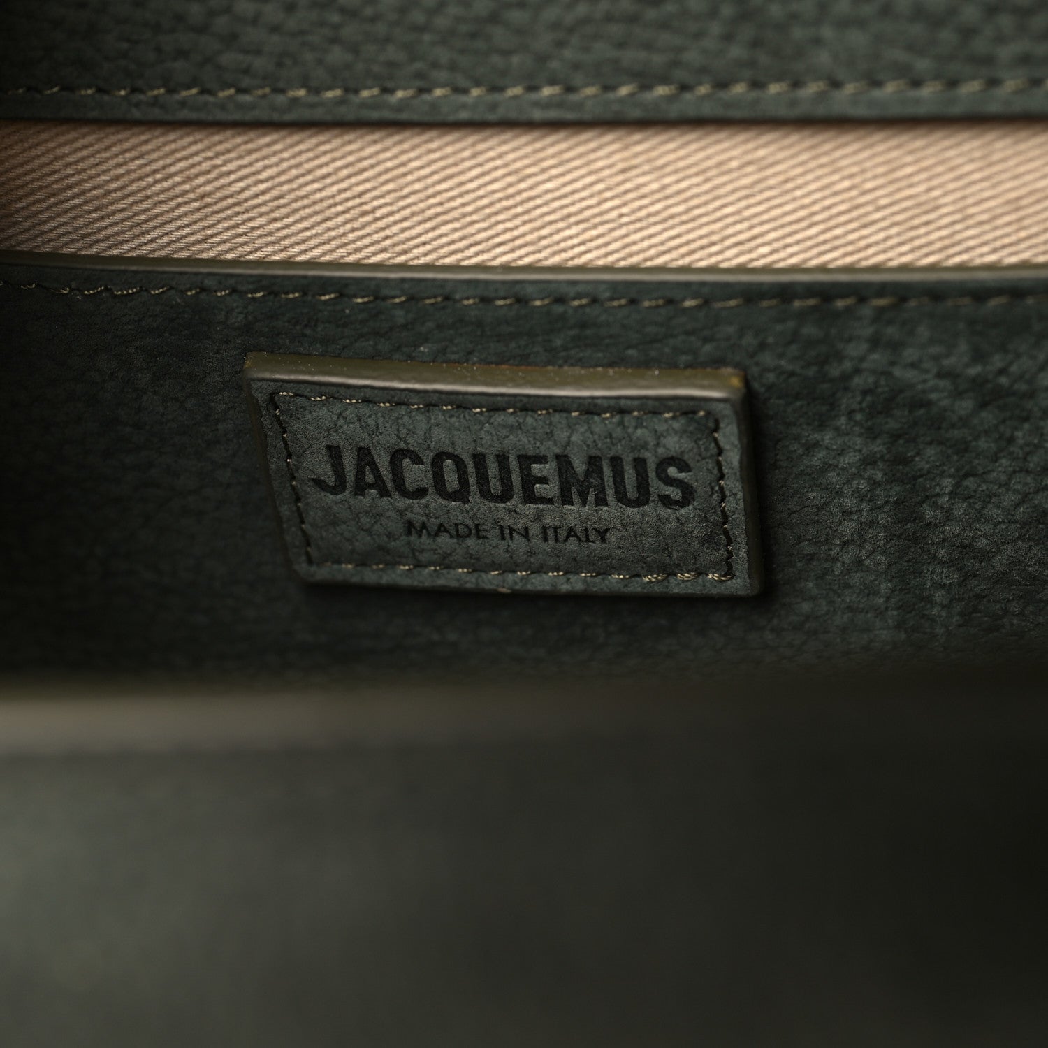 Jacquemus Nubuck Le Bambinou Dark Green 6 of 9