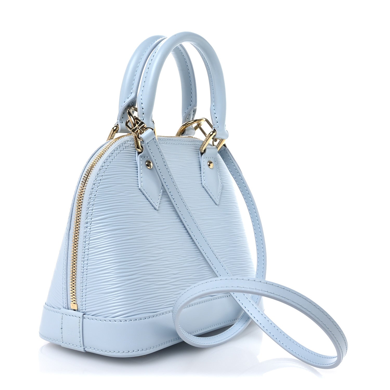Louis Vuitton LV x TM Epi Alma BB Washed Blue 3 of 11