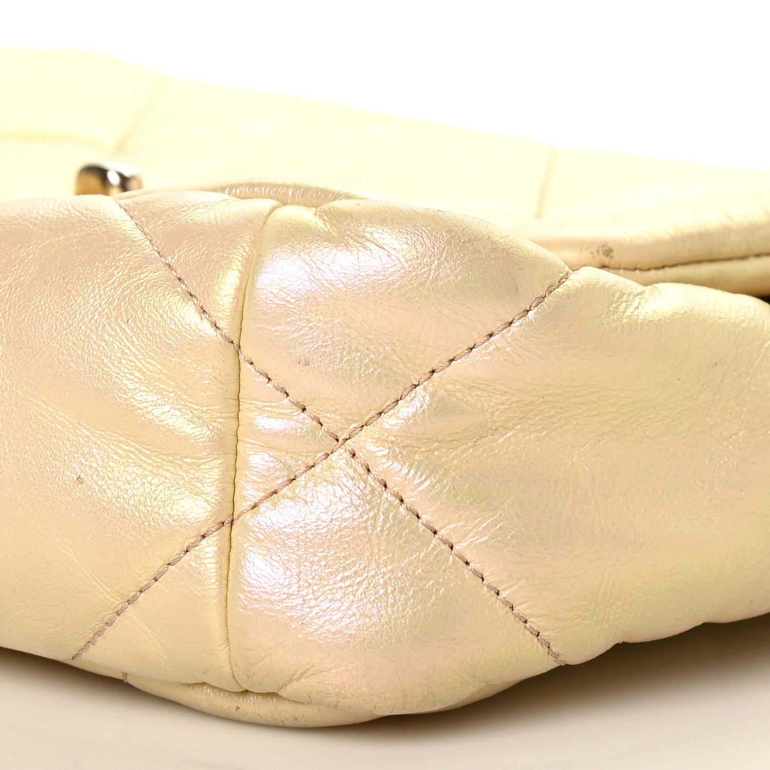 Chanel Iridescent Lambskin Quilted Medium Chanel 19 Flap Pink 11 of 12