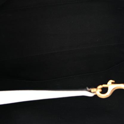 Versace Grained Calfskin La Medusa Chain Tote White 5 of 10