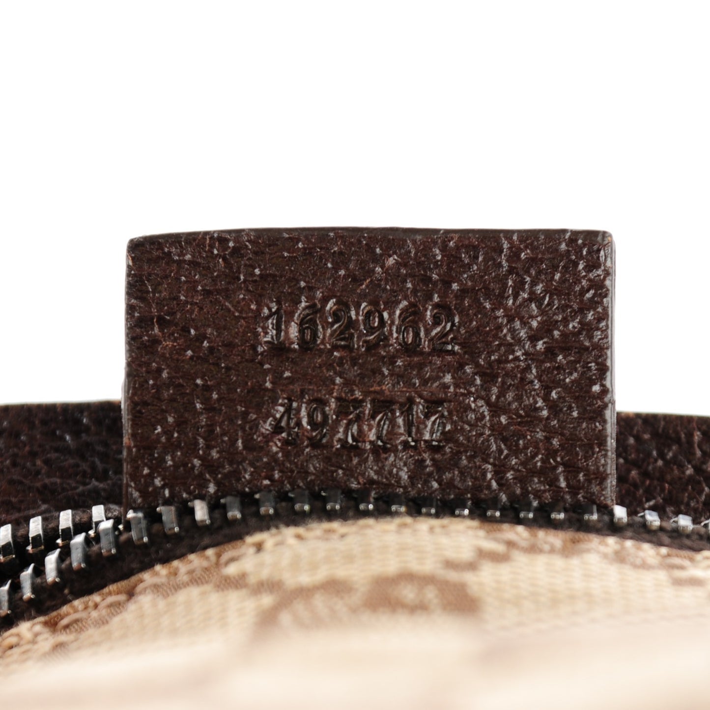 Monogram Web Belt Bag Dark Brown