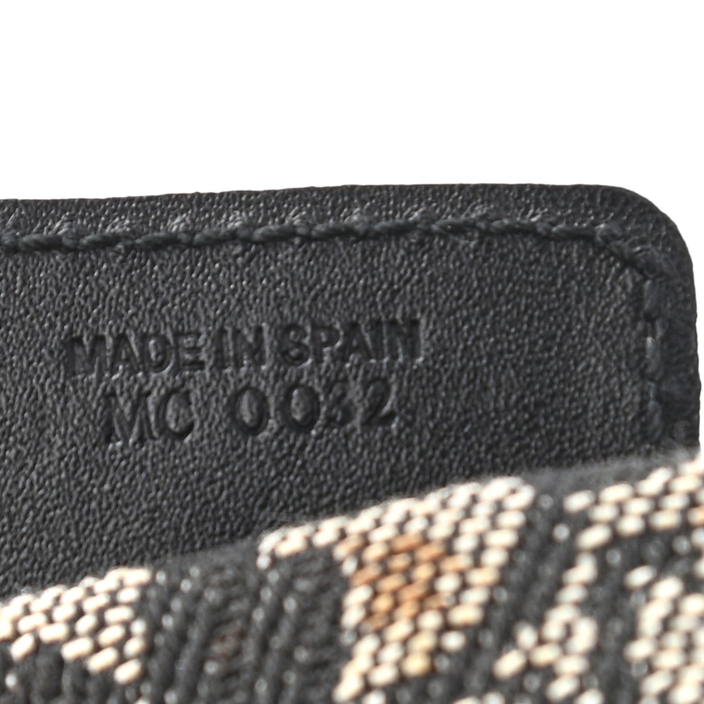 Monogram Mini Saddle Pochette Black