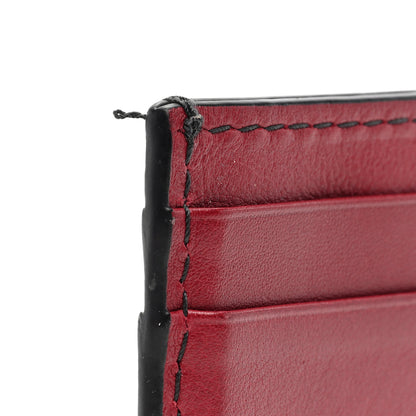 Christian Dior Calfskin D-Fence Card Holder Red 7 of 8