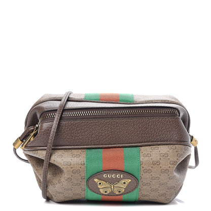 Gucci Mini Vintage GG Supreme Monogram Web Butterfly New Candy Crossbody Beige New Acero 1 of 10