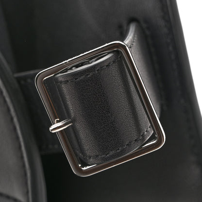 The Row Polished Saddle Calfskin Soft Margaux 17 Black 12 of 12