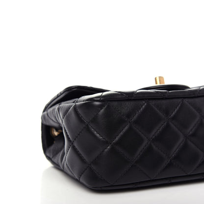 Chanel Lambskin Quilted Mini Pearl Crush Flap Black 8 of 11