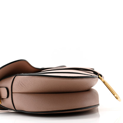 Christian Dior Grained Calfskin Saddle Bag With Strap Blush 8 of 11